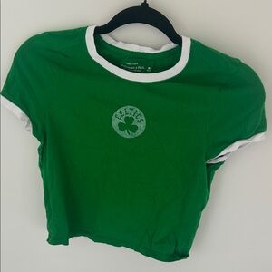 Abercrombie & Fitch Green Crop Top